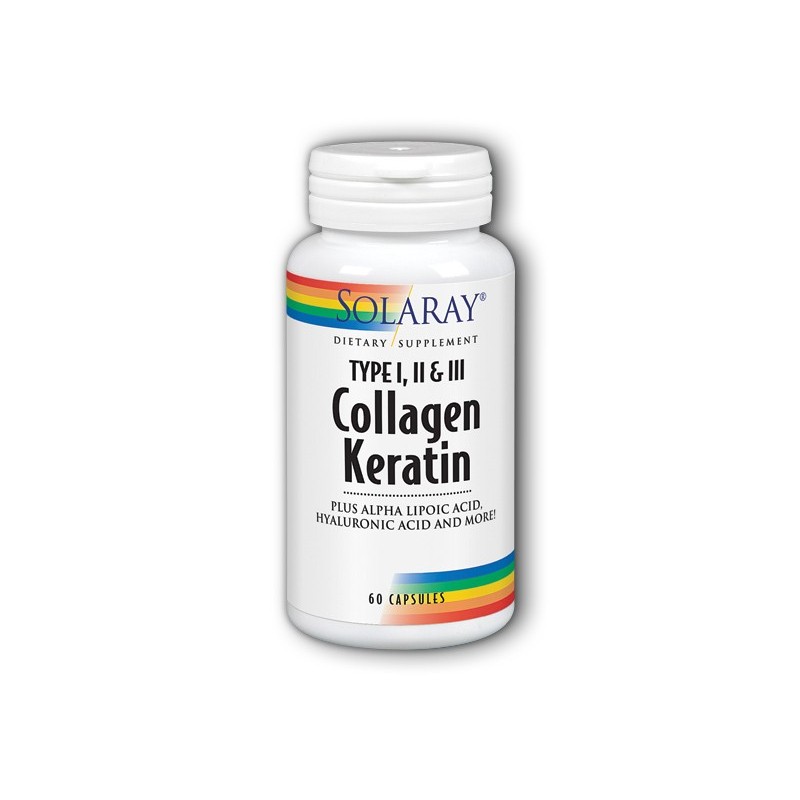 Solaray Collagen Keratin (60 cápsulas) | Farmacia Tuset