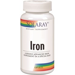 Solaray Iron (Hierro) 25 mg (60 cápsulas) | Farmacia Tuset