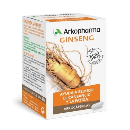 Arkocápsulas Ginseng 45 cápsulas | Farmacia Tuset