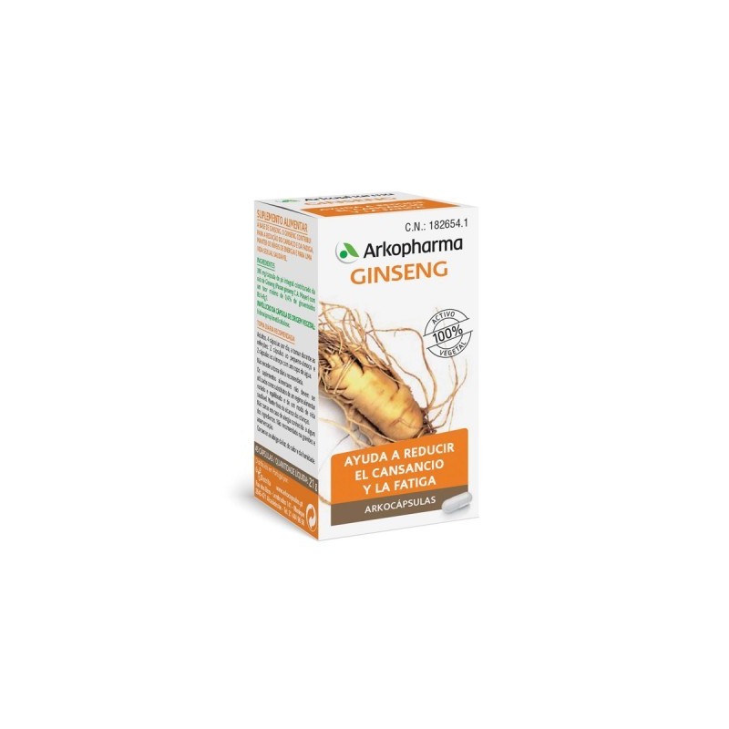 Arkopharma Ginseng 300mg 84 cápsulas | Farmacia Tuset