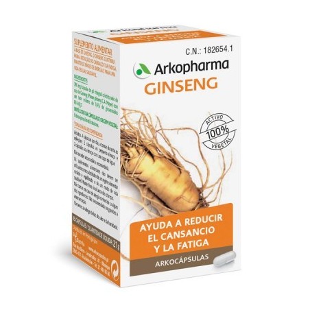 Arkopharma Ginseng 300mg 84 cápsulas | Farmacia Tuset