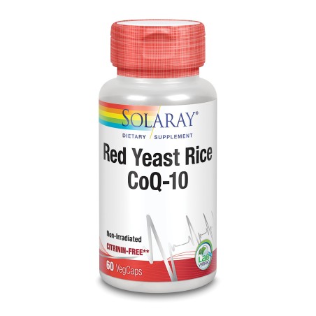 Solaray Red Yeast Rice Plus CoQ10 (60 cápsulas) | Farmacia Tuset