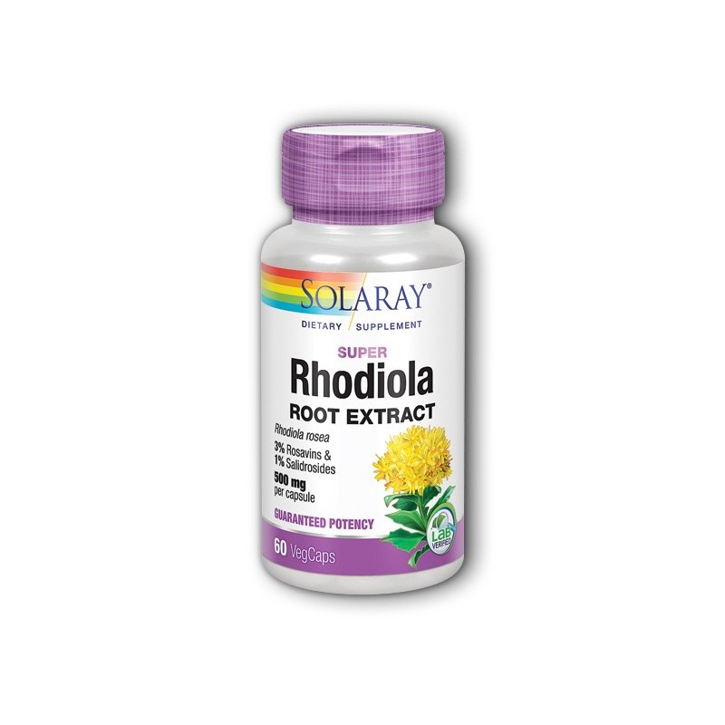 Solaray Super Rhodiola (60 cápsulas) | Farmacia Tuset