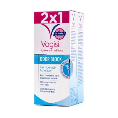 Vagisil Higiene Íntima Odor Block Pack (2 x 250ml) | Farmacia Tuset