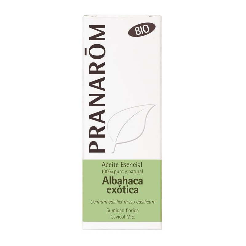 Pranarom Aceite Esencial Albahaca Exótica BIO (10 ml) | Farmacia Tuset