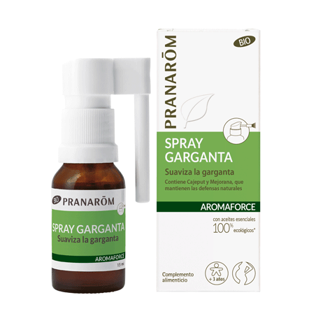 Pranarom Aromaforce Spray Garganta BIO (15 ml) | Farmacia Tuset