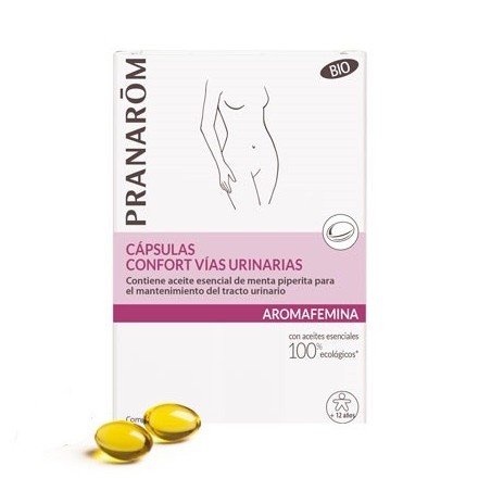 Pranarom Aromafemina Cápsulas Confort Vías Urinarias BIO (30 caps) | Farmacia Tuset