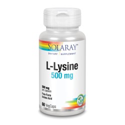 Solaray L-Lysine 500 mg (60 cápsulas) | Farmacia Tuset