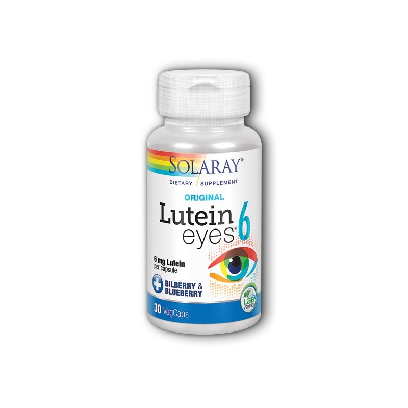 Solaray Lutein Eyes 6 mg (30 cápsulas) | Farmacia Tuset