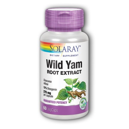 Solaray Wild Yam (Mexican Yam) (60 cápsulas) | Farmacia Tuset