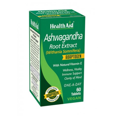 Health Aid Ashwagandha 60 tabletas | Farmacia Tuset