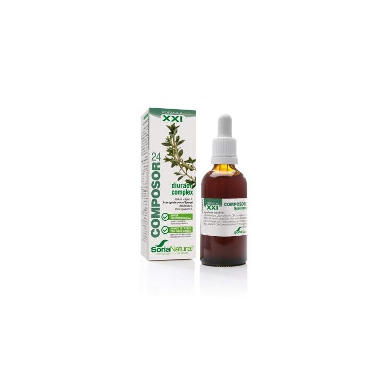 Soria Natural Composor 24 Diuracil Complex XXI (50 ml) | Farmacia Tuset