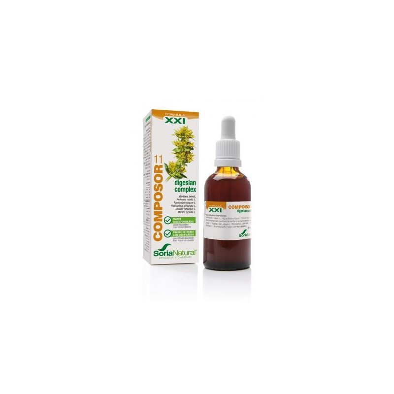 Soria Natural Composor 11 Digeslan Complex XXI 50ML | Farmacia Tuset