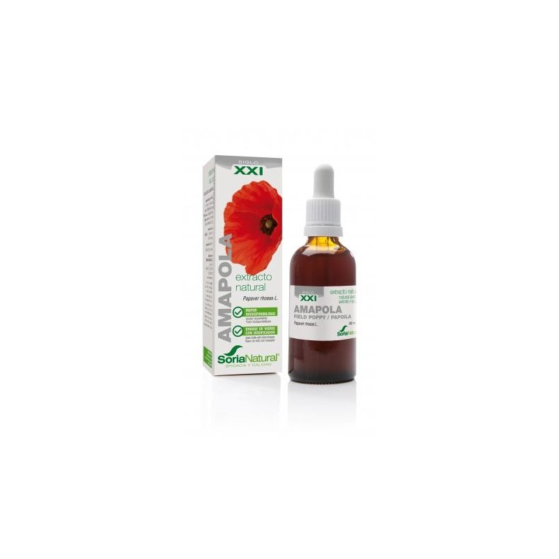 Soria Natural Amapola Extracto S XXI 50 ML | Farmacia Tuset