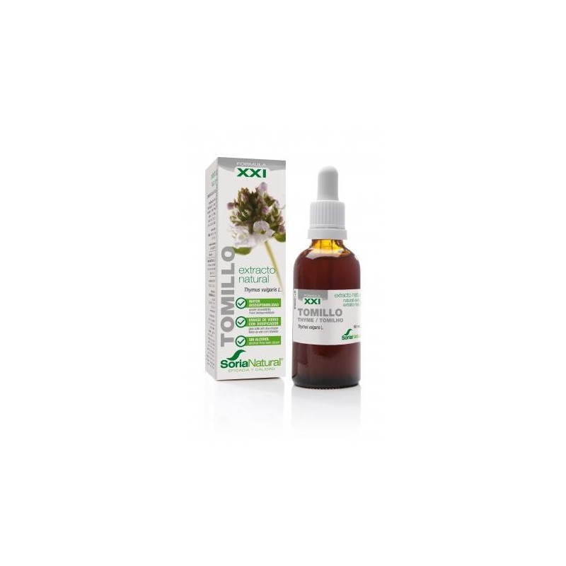 Soria Natural Tomillo Extracto SXXI 50ML| Farmacia Tuset