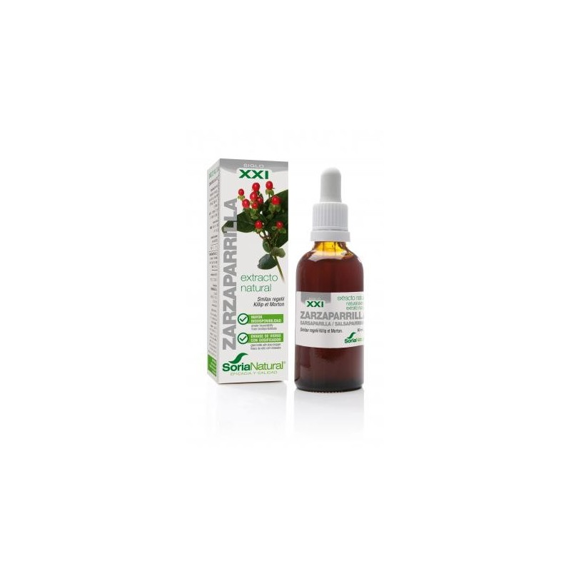 Soria Natural Zarzaparrilla extracto SXXI 50ML | Farmacia Tuset