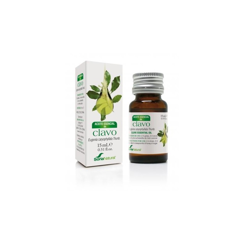 Soria Natural Clavo Aceite Esencial 15ML | Farmacia Tuset