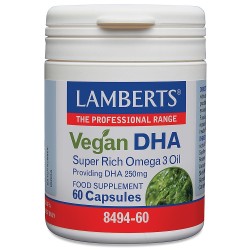 Lamberts Vegan DHA (60 cápsulas) | Farmacia Tuset