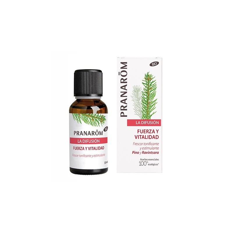 Pranarom La Difusión Fuerza y Vitalidad BIO (30 ml) | Farmacia Tuset