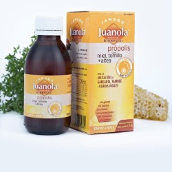JARABE JUANOLA PROPOLIS MIEL TOMILLO +ALTEA | Farmacia Tuset