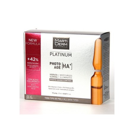 Martiderm Platinum Photo-Age HA+ (10 ampollas) | Farmacia Tuset