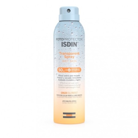 Isdin Fotoprotector SPF 50 Transparent Spray WET Skin | Farmacia Tuset