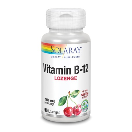 Solaray Vitamina B12 2000mcg (90 comprimidos) | Farmacia Tuset