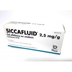 Siccafluid 2.5 mg/g Gel Oftálmico (60 monodosis) | Farmacia Tuset