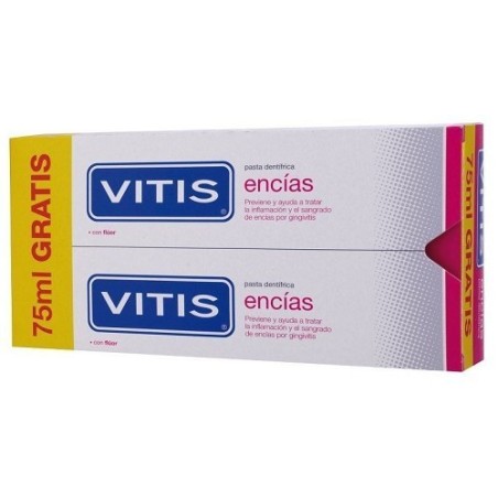 Vitis Encías Pasta Dentífrica Duplo (2 x 150ml) | Farmacia Tuset