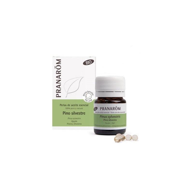Pranarom Perlas Pino Silvestre BIO (60 perlas) | Farmacia Tuset