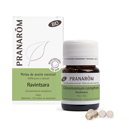 Pranarom Perlas Ravintsara BIO (60 perlas) | Farmacia Tuset