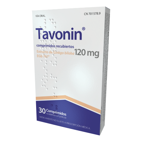 Tavonin 120mg 30 comprimidos.| Farmacia Tuset