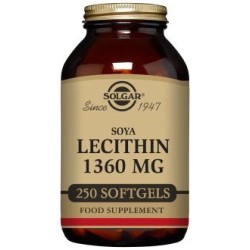 Solgar Lecitina de Soja 1360mg 250 perlas | Farmacia Tuset