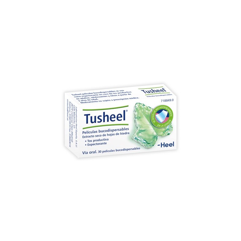 Heel Tusheel (30 películas bucodispersables) | Farmacia Josefina Tuset
