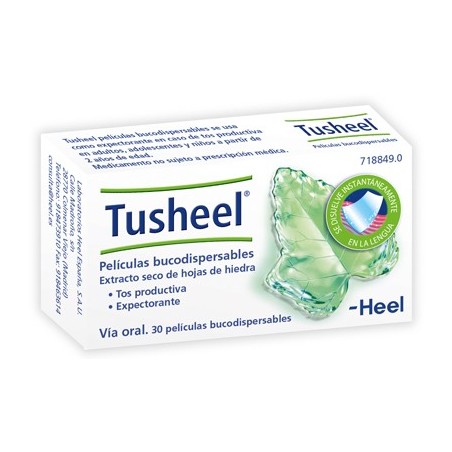 Heel Tusheel (30 películas bucodispersables) | Farmacia Josefina Tuset