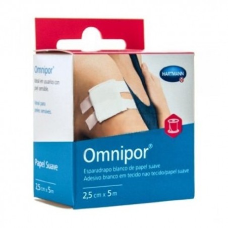 Omnipor Esparadrapo de Papel (5m x 2,5cm) | Farmacia Tuset