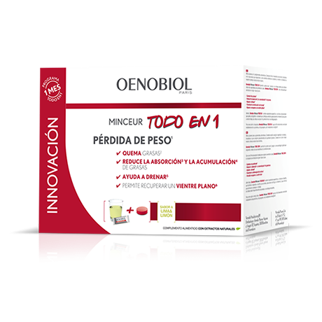 Oenobiol Minceur Todo en 1 30sticks+ 60 comprimidos| Farmacia Tuset