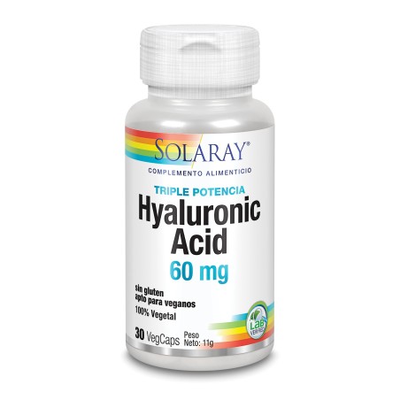 Solaray Hyaluronic Acid (30 cápsulas) | Farmacia Tuset