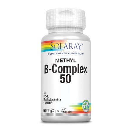 Solaray Metil B-Complex 50 (60 cápsulas) | Farmacia Tuset