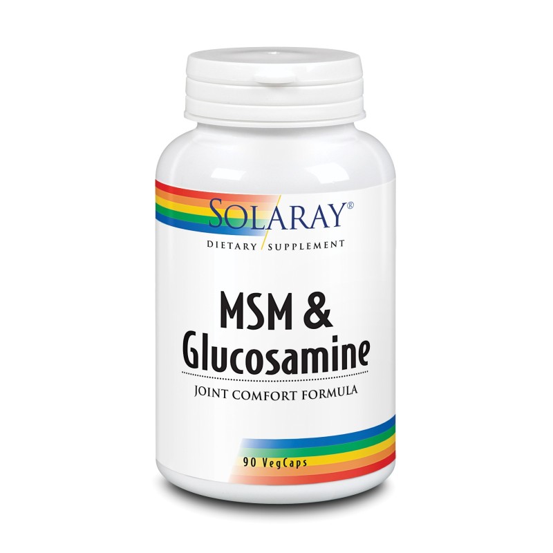 Solaray MSM & Glucosamina (90 cápsulas) | Farmacia Tuset