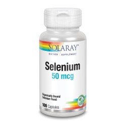 Solaray Selenium 50mcg (100 cápsulas) | Farmacia Tuset