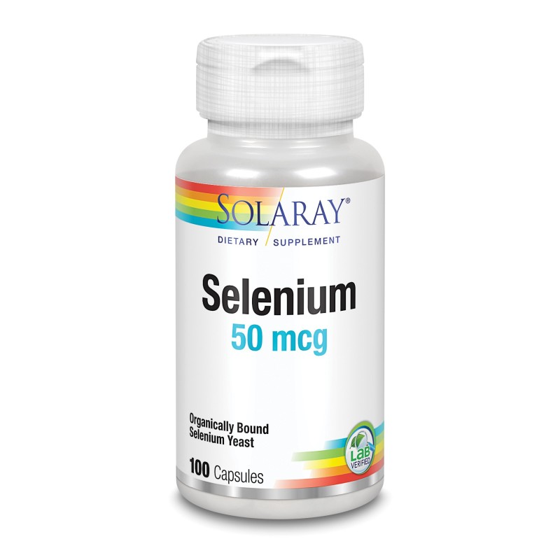 Solaray Selenium 50mcg (100 cápsulas) | Farmacia Tuset