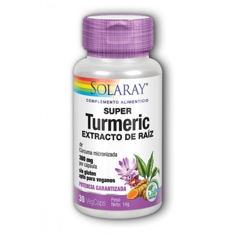 Solaray Super Turmeric (30 cápsulas) | Farmacia Tuset