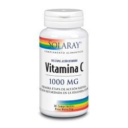 Solaray Vitamina C 1000mg Retard (30 comprimidos) | Farmacia Tuset