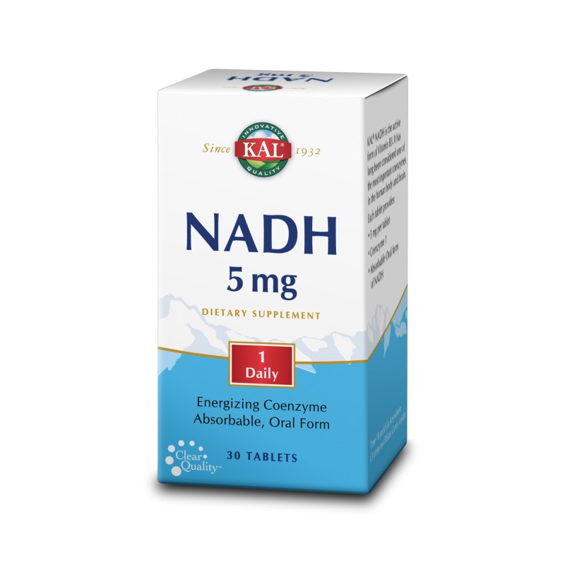 KAL NADH 5mg (30 comprimidos) | Farmacia Tuset