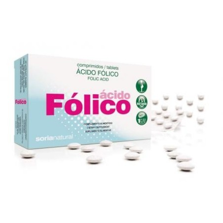 Soria Natural Ácido Fólico Retard (48 comprimidos) | Farmacia Tuset