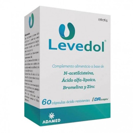 Levedol (60 cápsulas) | Farmacia Tuset