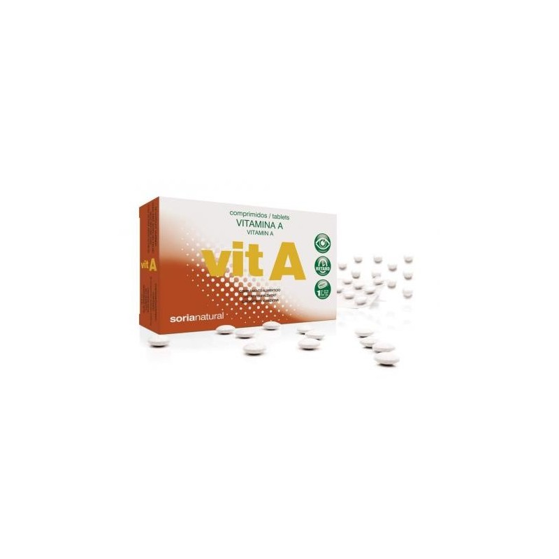 Soria Natural Vitamina A 48 comprimidos retard | Farmacia Tuset