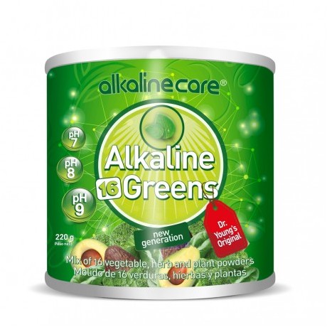 Alkaline Care 16 Greens (220 gr) | Farmacia Tuset