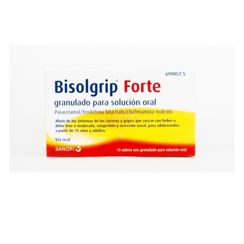 Bisolgrip Forte (10 sobres) | Farmacia Tuset